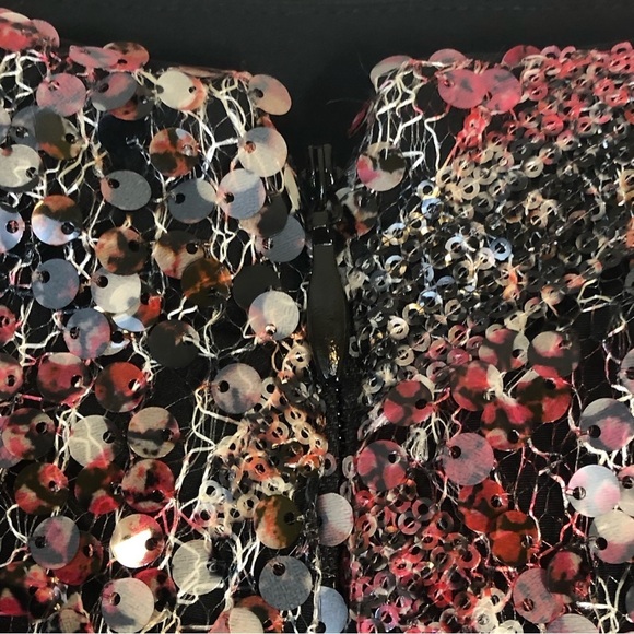 Nicole Miller Carter Snake Sequin Pencil Skirt - Picture 5 of 8